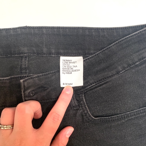 &denim Black Skinny Jeans - Picture 3 of 3